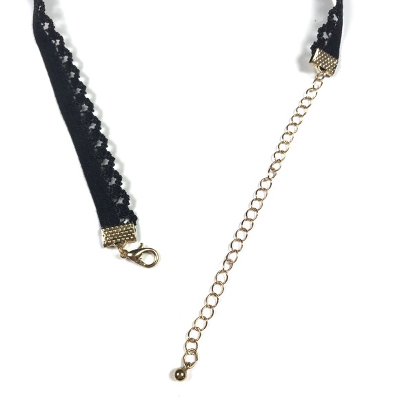 Floral Elastic Stretchy Adjustable Necklace Choker - Picture 6 of 6